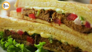 Chicken Shami Breakfast Sandwich Recipe By Food Fusion