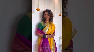 Muniya Paithani | Nawari Sadi draping #draping #drapingsaree #blouse #modern