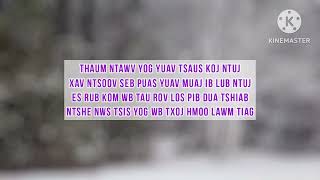 Koj Yuav KhuvXim - Kassie Chang \u0026 Ntxhais Lis (lyrics)