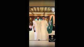 فرحة سمو ولي العهد الأمير محمد بن سلمان اليوم بعد فوز المنتخب السعودي على الأرجنتين♥️🇸🇦