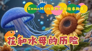 【EmmaMt的原创绘本】The adventure story of flowers and jellyfish｜花和水母历险故事