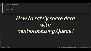 How to safely share data with multiprocessing.Queue? Unlocking Data #sharing Master