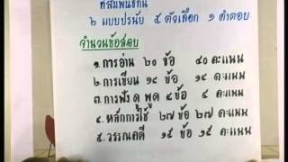 ปี 2558 วิชา ภาษาไทย ตอน สรุปเข้มเนื้อหาหลักภาษา ตอนที่ 1