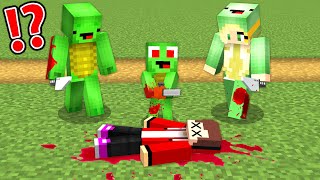 Why Mikey Family Became SCARY MONSTERS And Kill JJ in Minecraft - (Maizen)