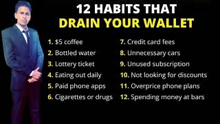 12 Habits That Drain your wallet|psychology of money| Anwar Ali Sheikh.Financial Advisor.