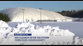Heavy snow causes portion of Toms River athletic complex's roof to collapse