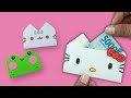 Amplop Kertas || Origami Dompet  Hello Kitty,katak,dan kucing | Cara Membuat Dompet Kertas