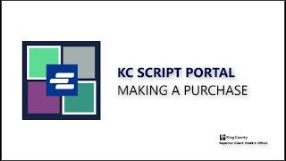 KC Script Portal - Making A Purchase