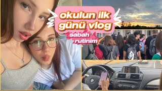 OKULUN İLK GÜNÜ VLOG! SABAH RUTINIM ~Destina Kaya