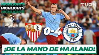 Highlights | Sevilla 0-4 Man City | UEFA Champions League 22/23-J1 | TUDN