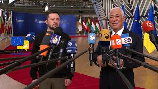 Antonio Costa convenes his first European Council, focus on Ukraine and welcomes Zelenskyy