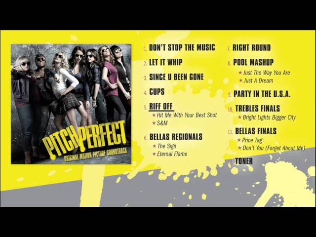 Pitch Perfect Soundtrack Album Cover