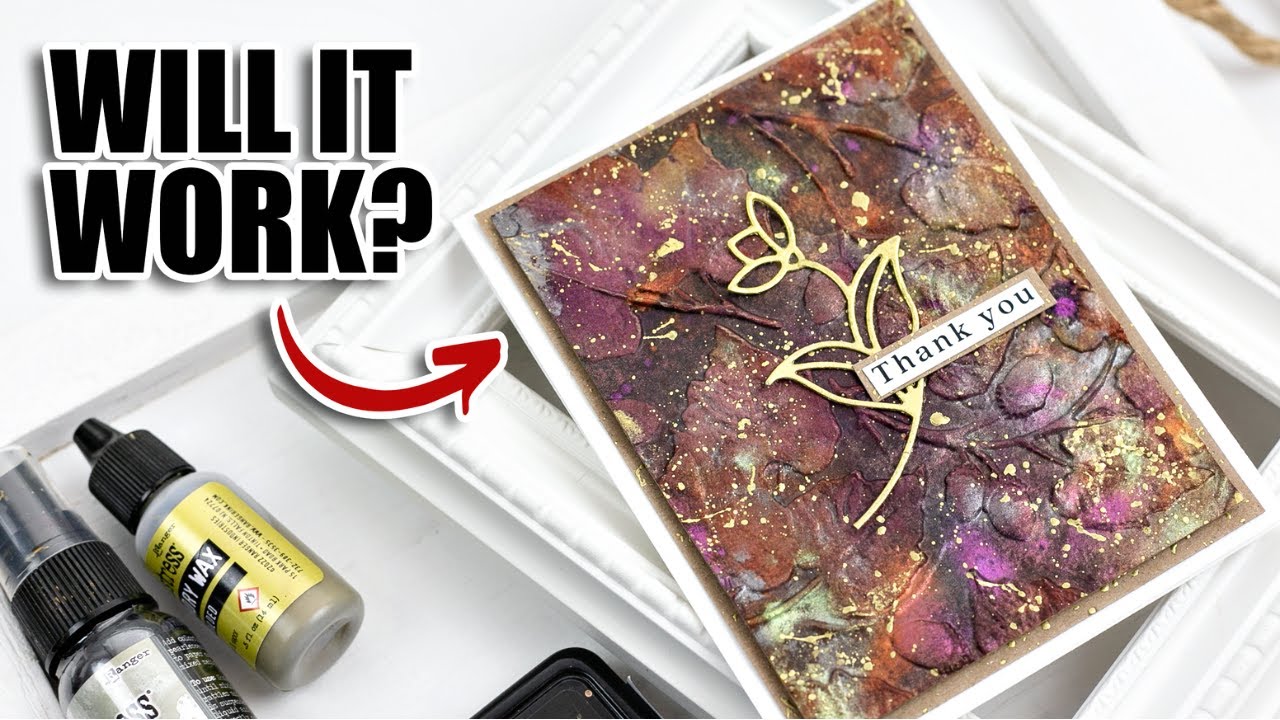 Surprising Embossing Folder Technique Youtube