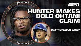 Stephen A. reacts to Travis Hunter's BOLD claim about Shohei Ohtani comparisons 👀 | First Take