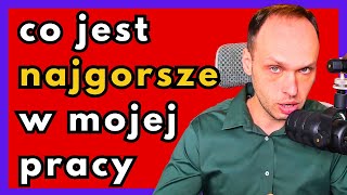 Wady pracy jako Analityk Danych || Problemy z zawodem Data Analyst || Co jest najgorsze?