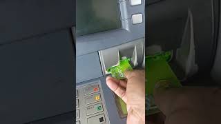 insert card into BSP ATM machine #ncd #pom #png #bsp #atm