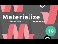 Materialize Tutorial #19 - Parallaxes
