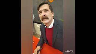 TİP Genel Başkanı Erkan Baş'ı Tahrik Etmeye Çalışıp Başaramayınca Bağırmaya Başlayan Genç