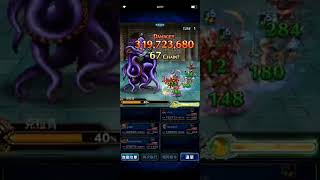 【FFBE】【影片參考】FFI 高難度任務「土‧火‧水‧風之混沌連戰」