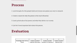WebQuest Lesson