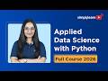 Applied Data Science With Python Full Course 2026 [Free] | Python For Data Science | Simplilearn