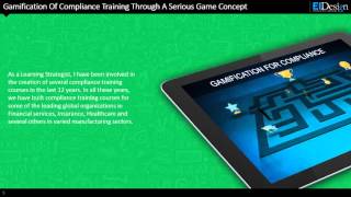 Gamification Of Compliance Training Through A Serious Game Concept
