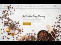 Responsive Coffee Shop Website Using HTML CSS & JavaScript