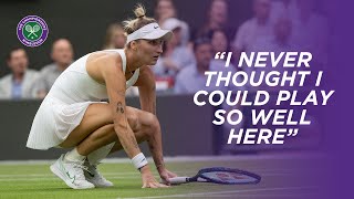Marketa Vondrousova on "fighting" throughout Quarter-Finals | Wimbledon 2023