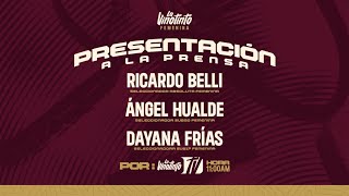 Presentación a la prensa | Nuevos seleccionadores de la Vinotinto Femenina: Belli, Hualde y Frías.