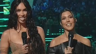 Kourtney Kardashian & Megan Fox Really Embarrassing Speech 'Future Baby Daddies' MTV VMA