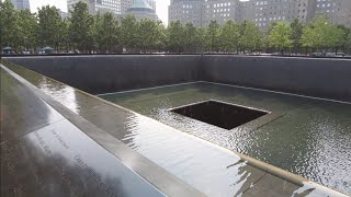 ⁴ᴷ⁶⁰ Quick View of one of the 9/11 Memorial Pools ⛲