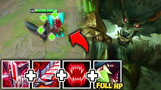 WTF?! LIFESTEAL WARWICK NEVER DIES! EVERY Q HEALS 100% HP - League of Legends