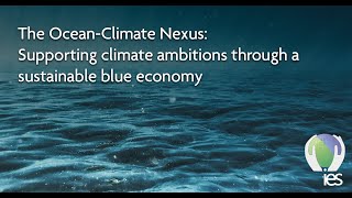 The ocean-climate nexus: Supporting climate ambitions through a sustainable blue economy
