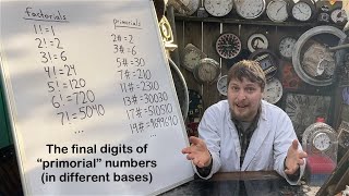 Patterns with the final digits of "primorial" numbers