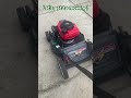 troy bilt mower with honda gcv160 engine ready to mow with new pull rope and tune up