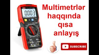 Multimetrlər (tester) haqqında qısa anlayış.