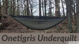 OneTigris Night Underquilt, Hammock Camping Wild Camping Scotland