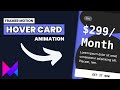 Squishy Hover Card Effect with React, TailwindCSS and Framer Motion