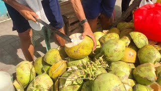 Cebu city | Coconut Juice Stand  Under the scorching sun | Buko | Philippines #16