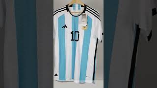 Argentina Home Kit Qatar 2022 Messi (GmKits) Player Version Preview #Shorts