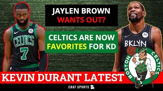 Celtics Rumors: Jaylen Brown WANTS OUT Amid Kevin Durant Trade Rumors? Celtics Favorites To Land KD