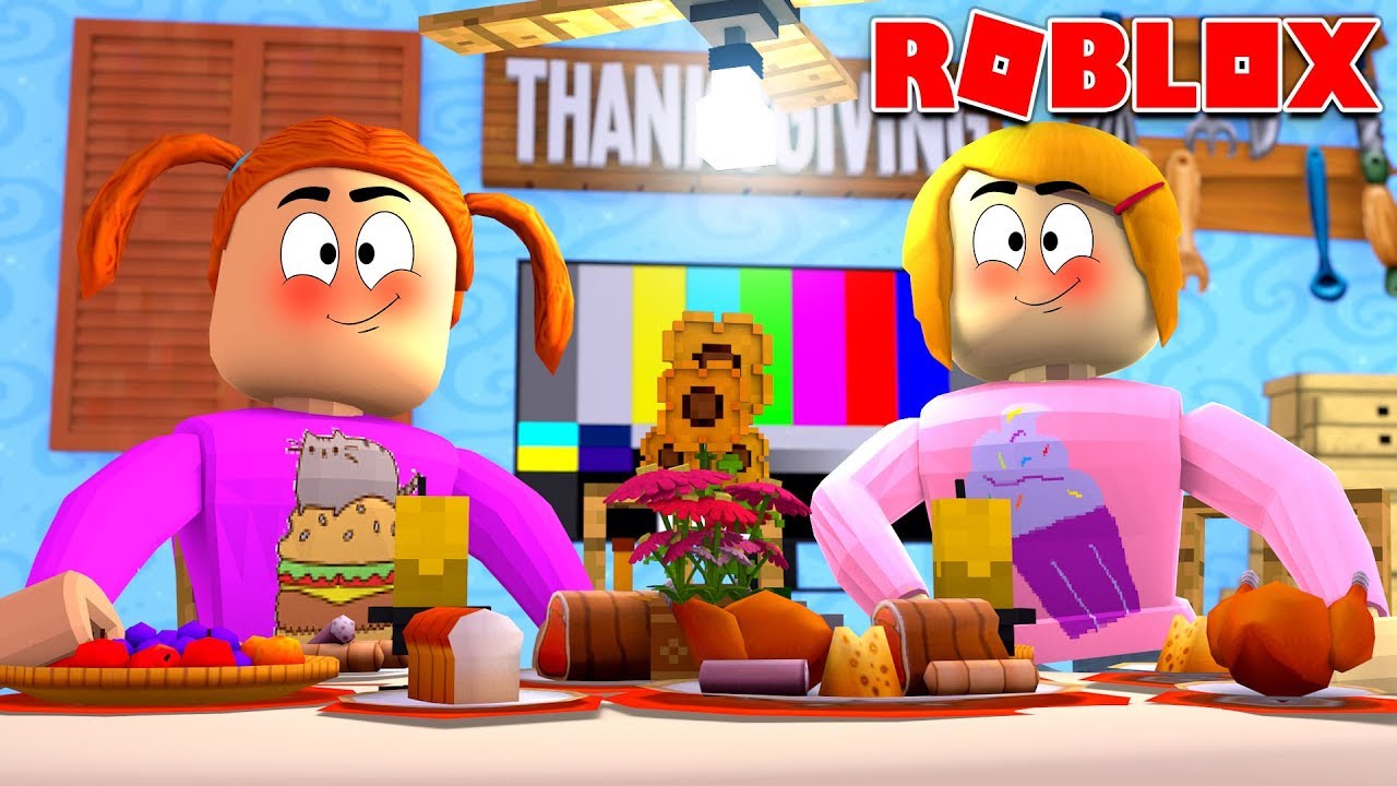 Roblox Bloxburg Thanksgiving Dinner Youtube
