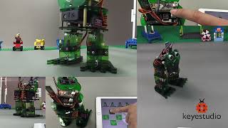 Keyestudio DIY 4-DOF Robot Kit Frog Robot DIY for Arduino