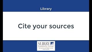 Library citation tools