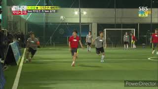 Park Ji Sung Solo Goal vs KPOP Idols Running Man