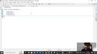 Generate getter and setter method in Eclipse automatically.
