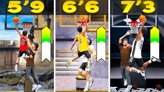 Getting a POSTERIZER at EVERY HEIGHT in NBA 2K25..