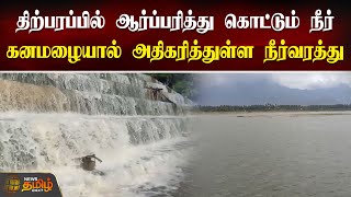 திற்பரப்பில் ஆர்ப்பரித்து கொட்டும் நீர்.. கனமழையால் அதிகரித்துள்ள நீர்வரத்து | Anaipillaiyar Falls