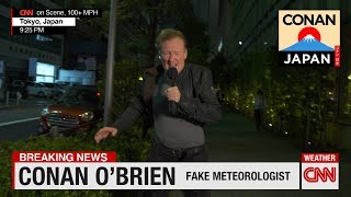 Fake Meteorologist Conan O'Brien Reports From Japan | CONAN on TBS