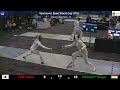 blue piste vancouver epee world cup team t8 2023